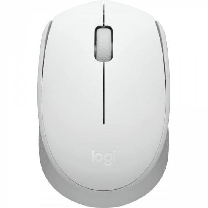 Mouse Optic Logitech M171, USB Wireless, Off White