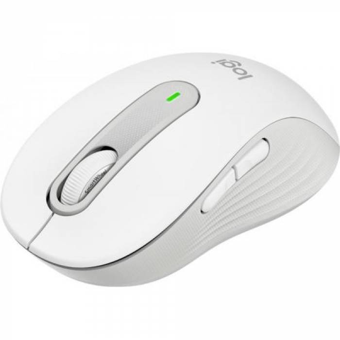 Mouse Optic Logitech Signature M650, USB Wireless, White