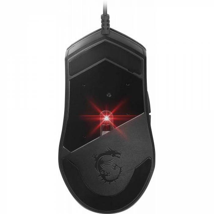 Mouse Optic MSI Clutch GM30, USB, Black