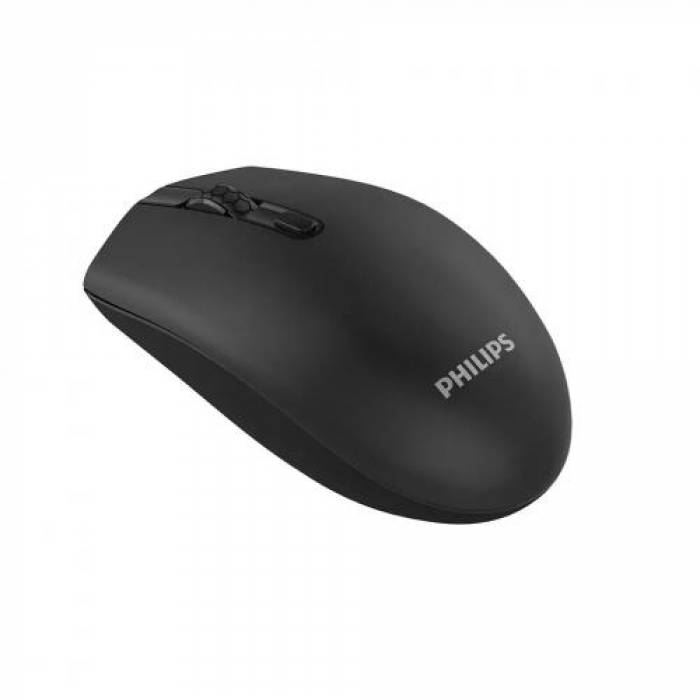 Mouse Optic Philips SPK7404, USB Wireless, Black