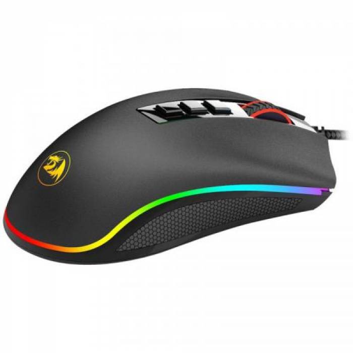 Mouse Optic Redragon Cobra V2 RGB, USB, Black