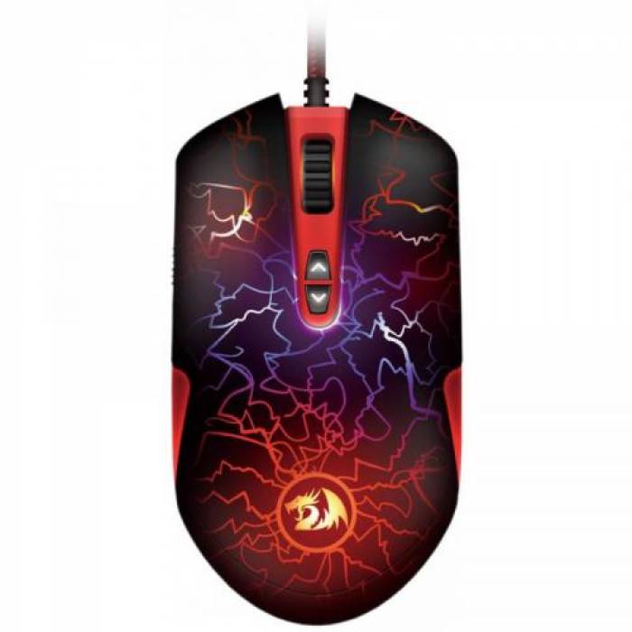 Mouse Optic Redragon Lavawolf 2, RGB LED, USB, Black