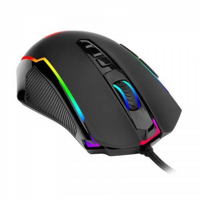 Mouse Optic Redragon Ranger RGB LED, USB, Black