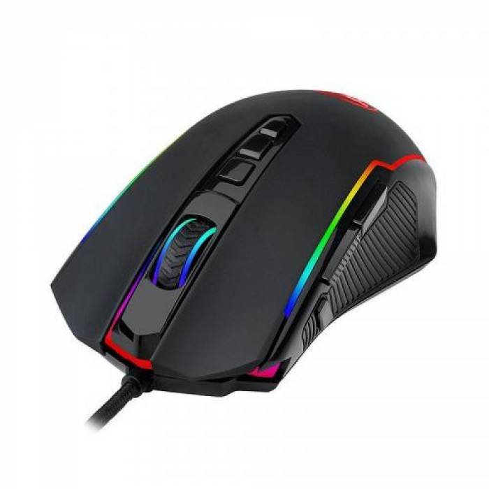 Mouse Optic Redragon Ranger RGB LED, USB, Black