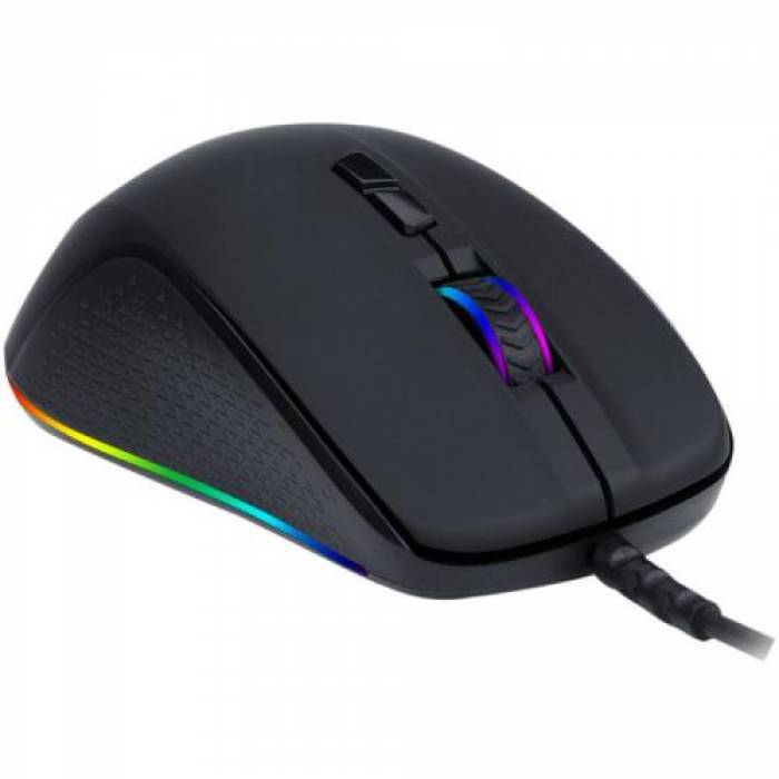 Mouse Optic Redragon Stormrage, RGB LED, USB, Black