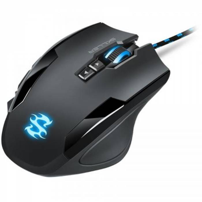 Mouse Optic Sharkoon Skiller SGM1, RGB LED, USB, Black