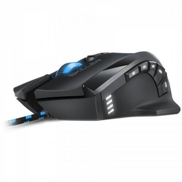 Mouse Optic Sharkoon Skiller SGM1, RGB LED, USB, Black