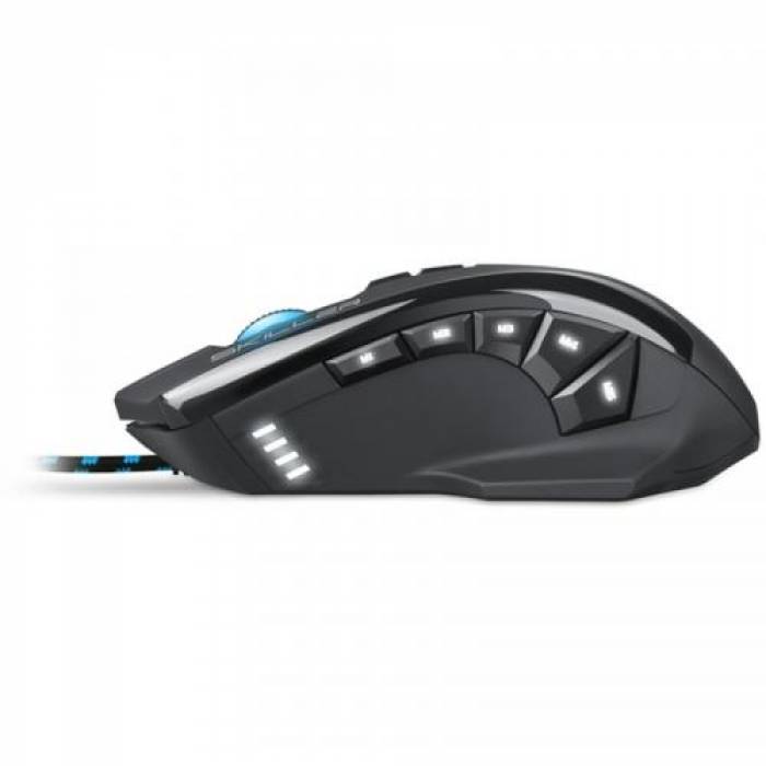 Mouse Optic Sharkoon Skiller SGM1, RGB LED, USB, Black