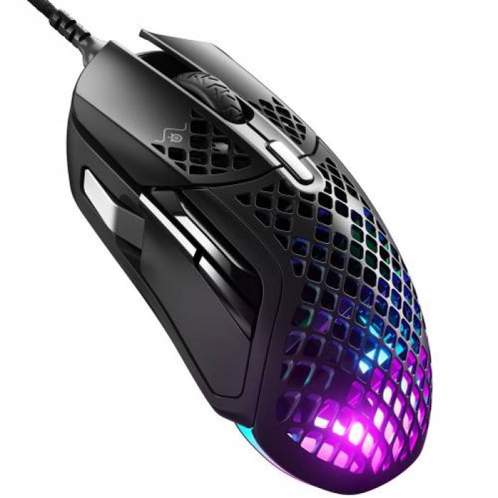 Mouse Optic SteelSeries Aerox 5, USB, Black