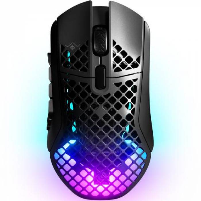 Mouse Optic SteelSeries Aerox 9, USB Wireless, Black