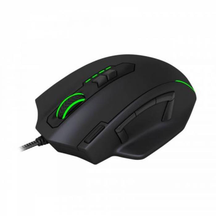 Mouse Optic T-Dagger Major, RGB LED, USB, Black