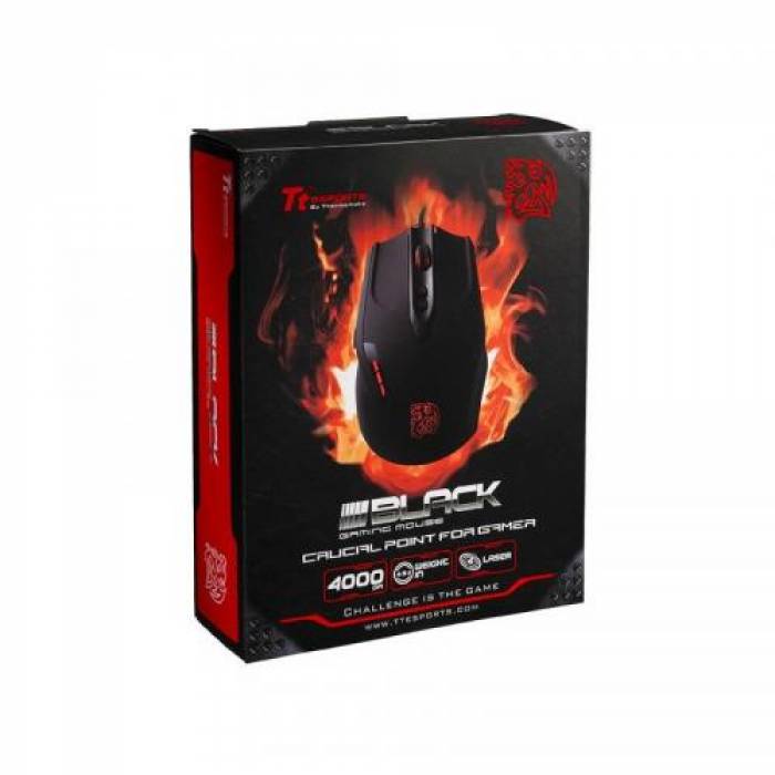 Mouse Optic Thermaltake Tt eSPORTS, USB, Black