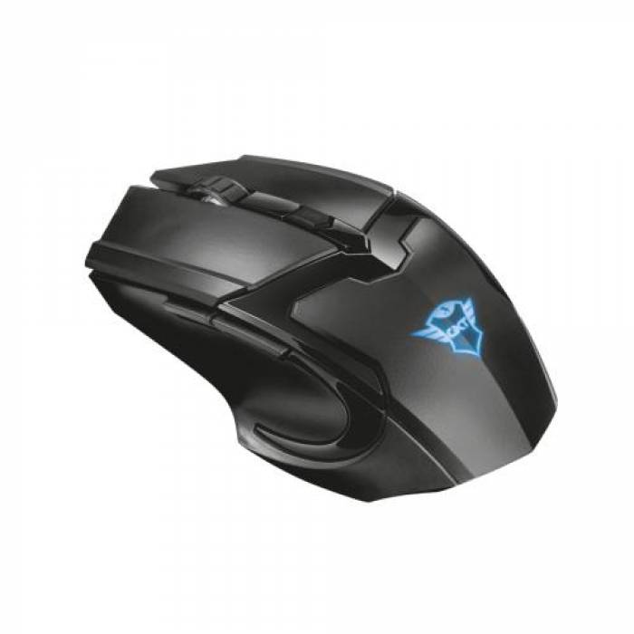 Mouse optic Trust GXT 103 Gav, RGB LED, USB Wireless, Black