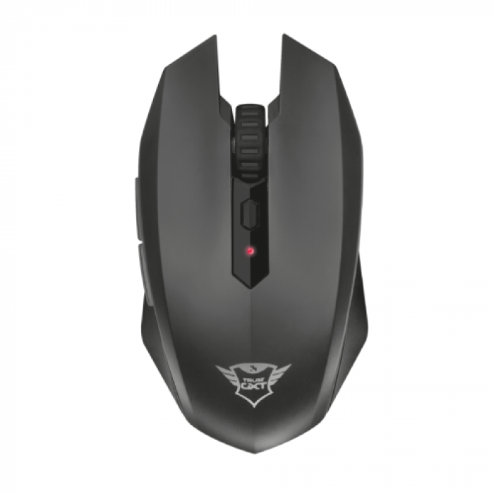 Mouse Optic Trust GXT 115 Macci, USB Wireless, Black