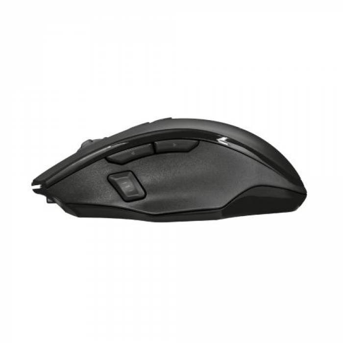 Mouse optic Trust GXT 140 Manx, RGB LED, USB Wireless, Black