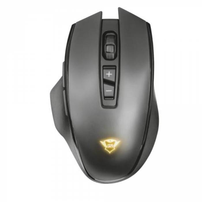 Mouse optic Trust GXT 140 Manx, RGB LED, USB Wireless, Black