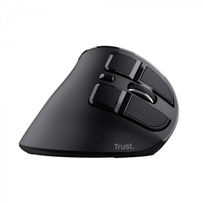 Mouse Optic TRUST Voxx Rechargeable Ergonomic, USB Wireless, Black