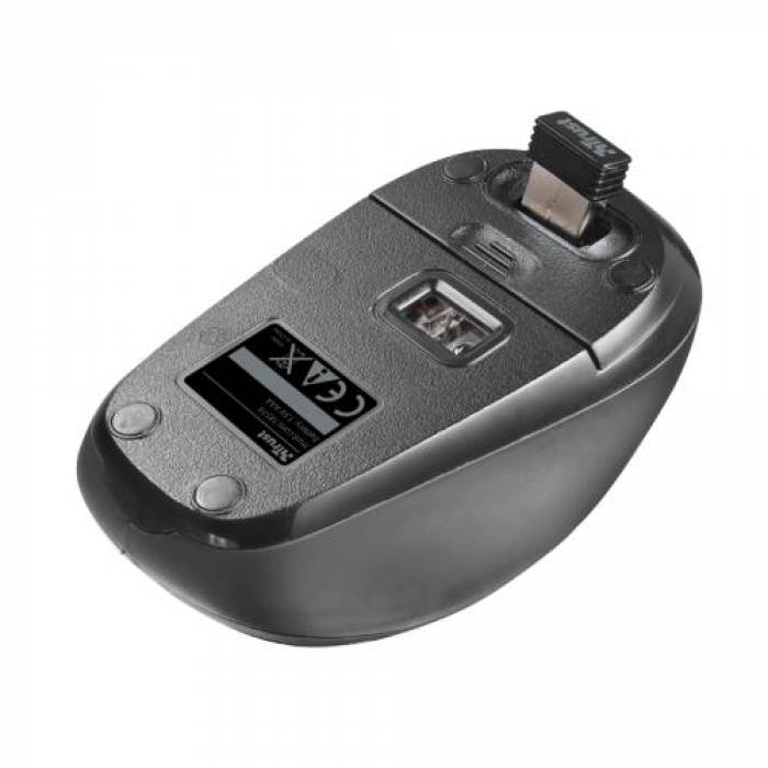 Mouse optic Trust  Yvi, USB WIreless, Black