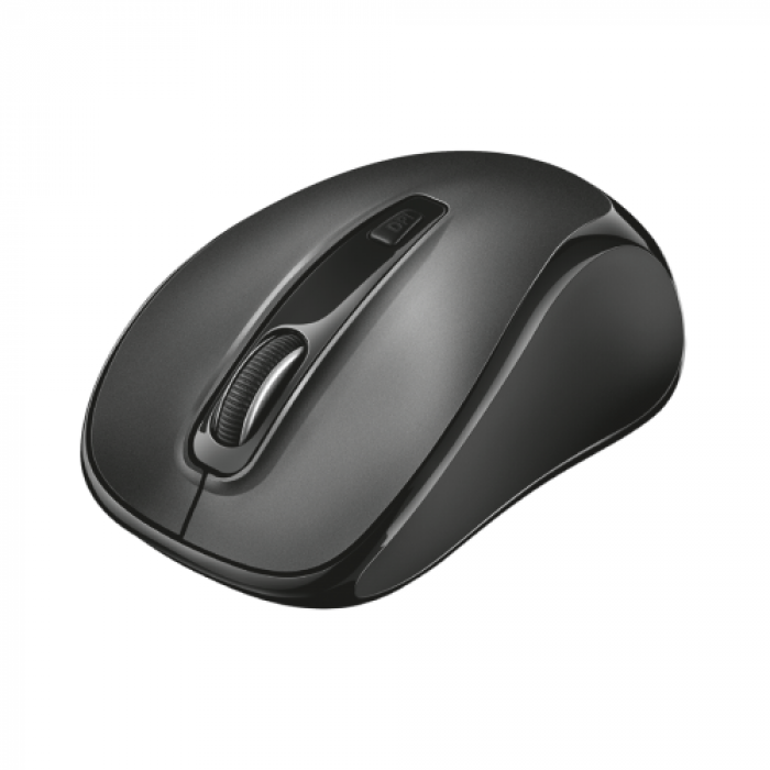 Mouse Optic Trust Zelo Silent, USB Wireless, Black