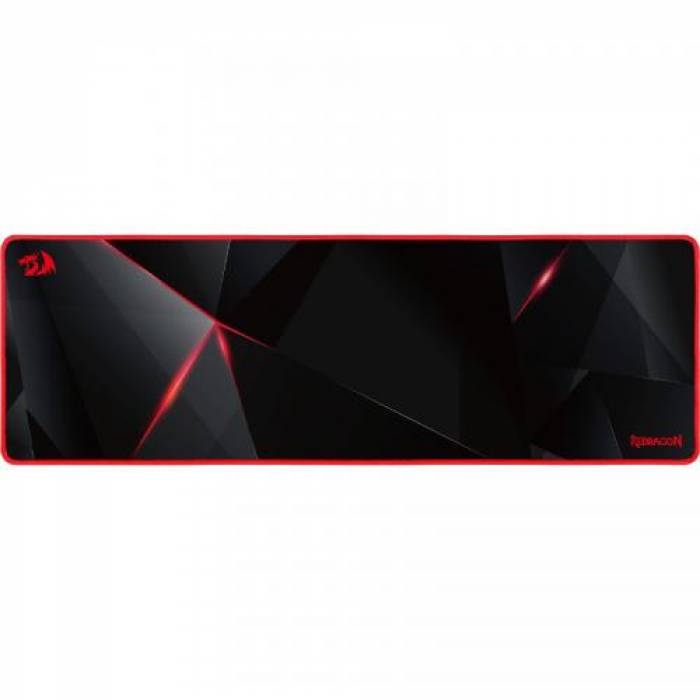 Mouse pad Redragon Aquarius, Black-Red