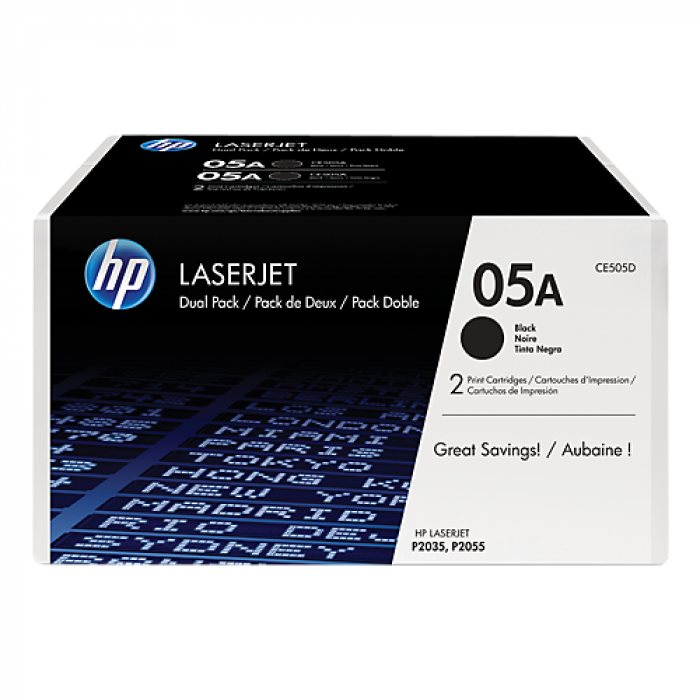 Pack Cartus Toner HP 05A Black