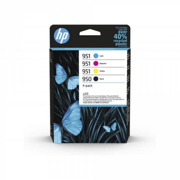 Pack Cartuse Cerneala HP 950 BLACK / 951 CMY 6ZC65AE 