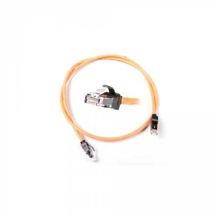 Patch Cord Nexans N101.21EHOO, Cat 6, Neecranat, 5m, Orange