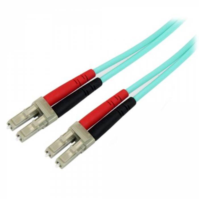 Patch Cord Startech A50FBLCLC10, LC - LC, 10m, Aqua