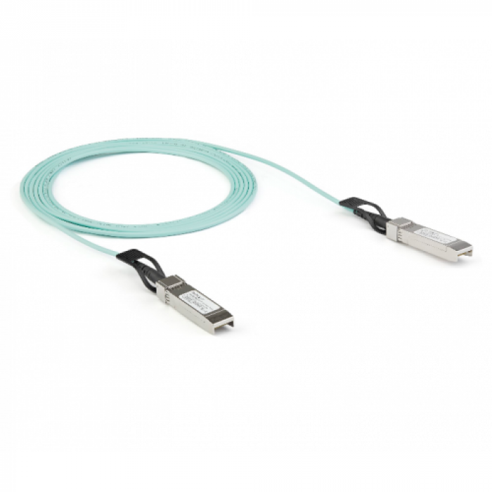 Patch cord Startech AOCSFP10G2ME, SFP+ - SFP+, 2m, Blue