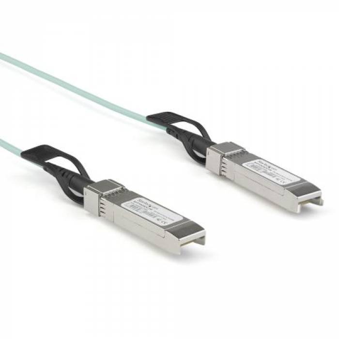 Patch cord Startech AOCSFP10G2ME, SFP+ - SFP+, 2m, Blue