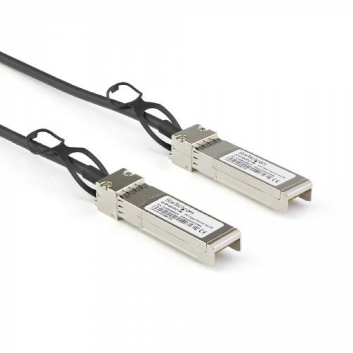 Patch cord Startech DACSFP10G2M, SFP+ - SFP+, 2m, Black