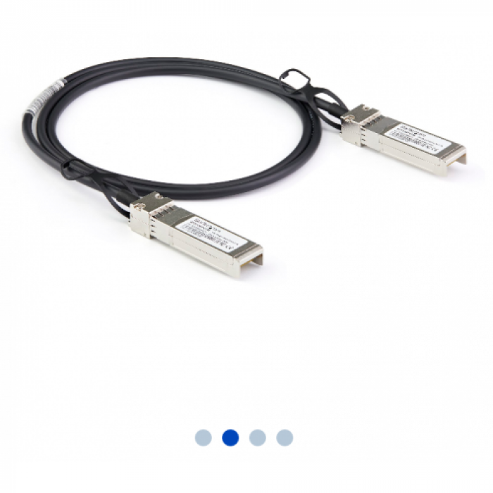 Patch cord Startech DACSFP10G2M, SFP+ - SFP+, 2m, Black