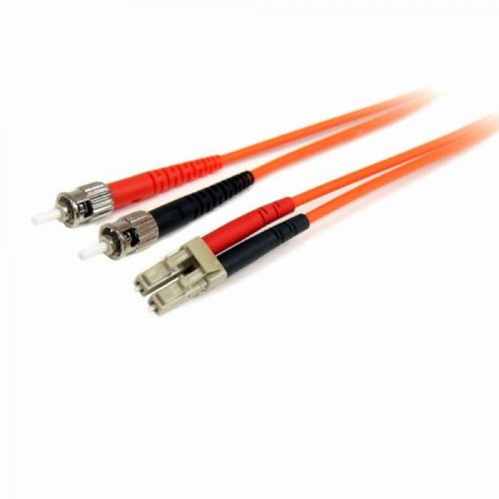 Patch Cord Startech FIBLCST3, LC - ST, 3m, Orange