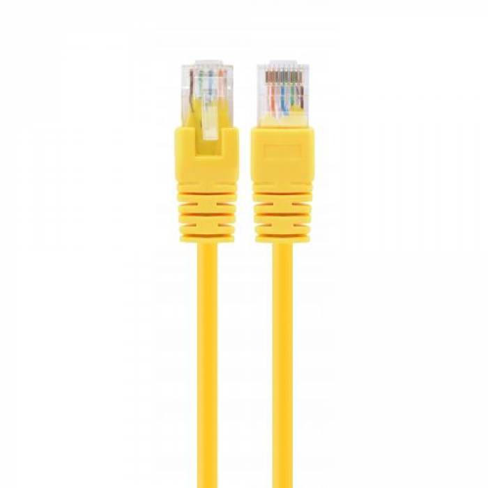 Patchcord Gembird PP12-3M/Y, UTP, Cat5, 3m, Yellow