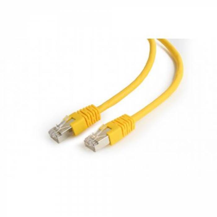 Patchcord Gembird RJ45, Cat.6, FTP, 0.25m, Yellow