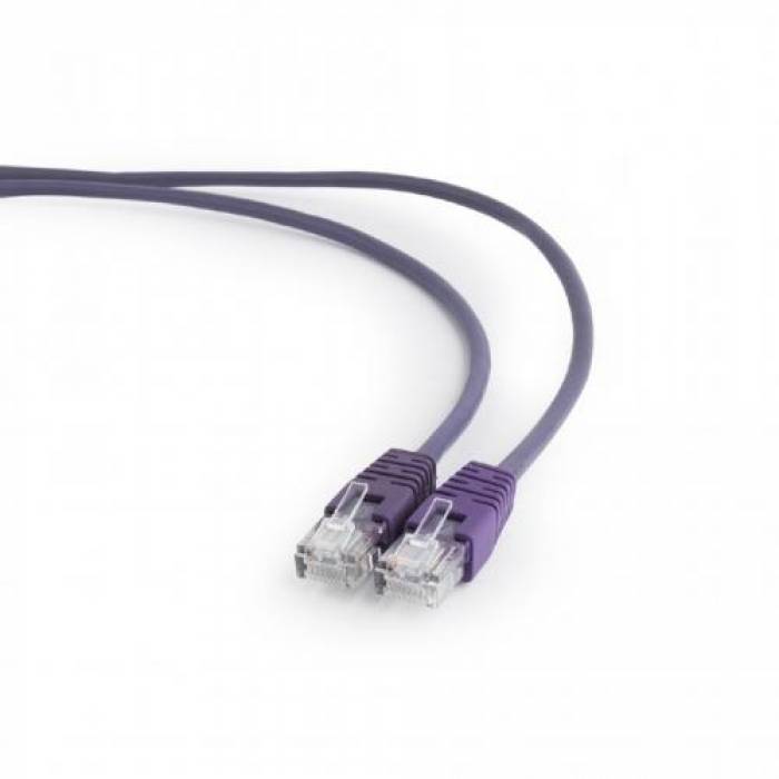 Patchcord Gembird, UTP, Cat.5e, 0.25m, Purple