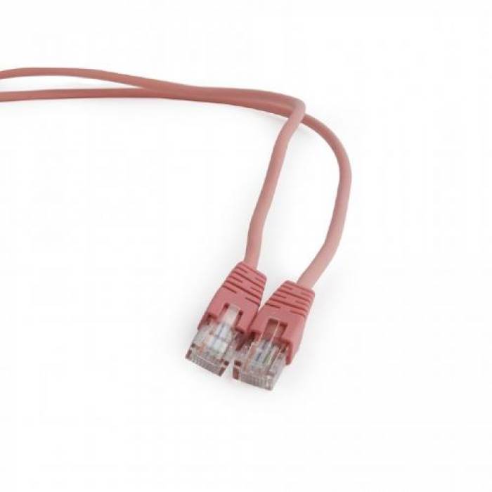 Patchcord Gembird, UTP, Cat.5e, 0.5m, Pink