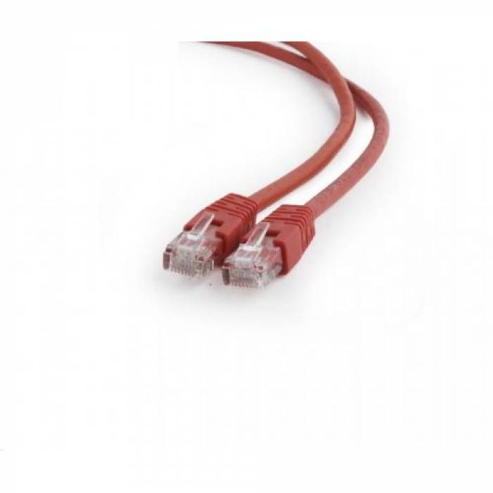 Patchcord Gembird UTP, Cat6, 0.5m, Red