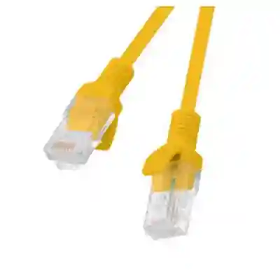 Patchcord Lanberg PCU5-10CC-0100-O, Cat5e, U/UTP, 1m, Orange