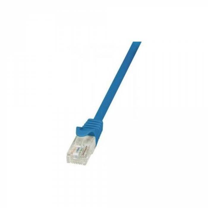 Patchcord Ligilink, CAT5e, UTP, 1m, Blue