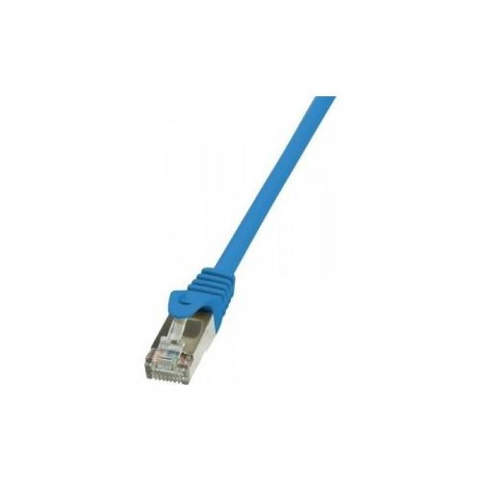 Patchcord Logilink, Cat5e, F/UTP, 1m, Blue