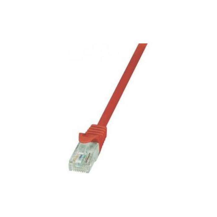 Patchcord Logilink, CAT5e, UTP, 0.50m,Red