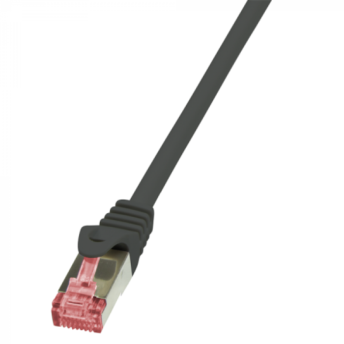 Patchcord Logilink, Cat6, S/FTP, 1.50m, Black