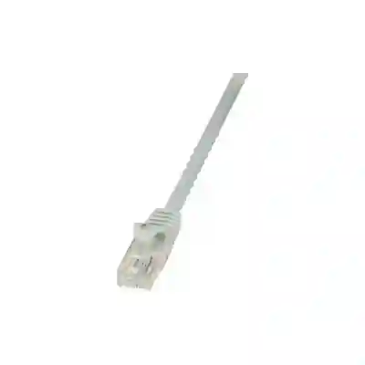 Patchcord Logilink, Cat6, U/UTP, 0.25m, Grey