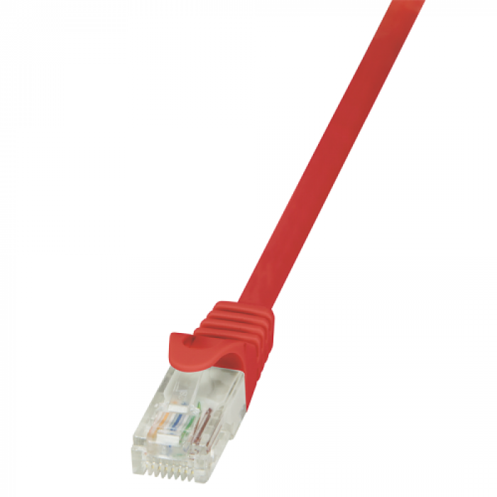 Patchcord Logilink, CAT6, U/UTP, 1.50m, Red