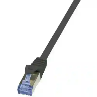 Patchcord Logilink, Cat6A, S/FTP, 10m, Black