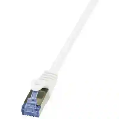 Patchcord Logilink, Cat6A, S/FTP, 2m, White