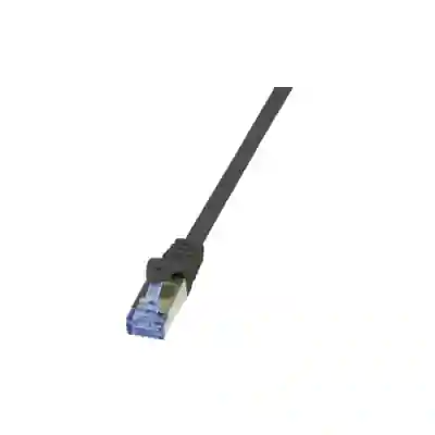 Patchcord Logilink RJ45, S/FTP, Cat.6A, 20m, Black