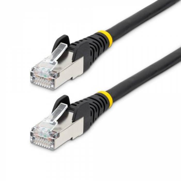 Patchcord Startech NLBK-2M-CAT6A-PATCH, S/FTP, CAT6a, 2m, Black