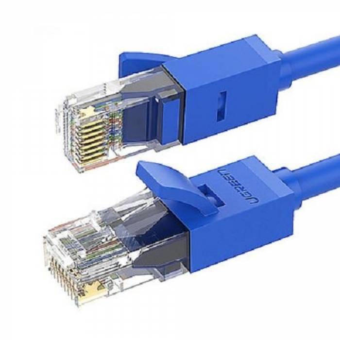 Patchcord Ugreen NW102, Cat6, UTP, 10m, Blue